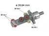 刹车总泵 Brake Master Cylinder:77 01 205 740